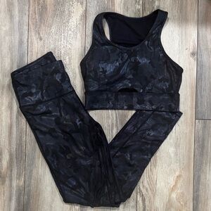 Mono B Dark Camo Workout Set